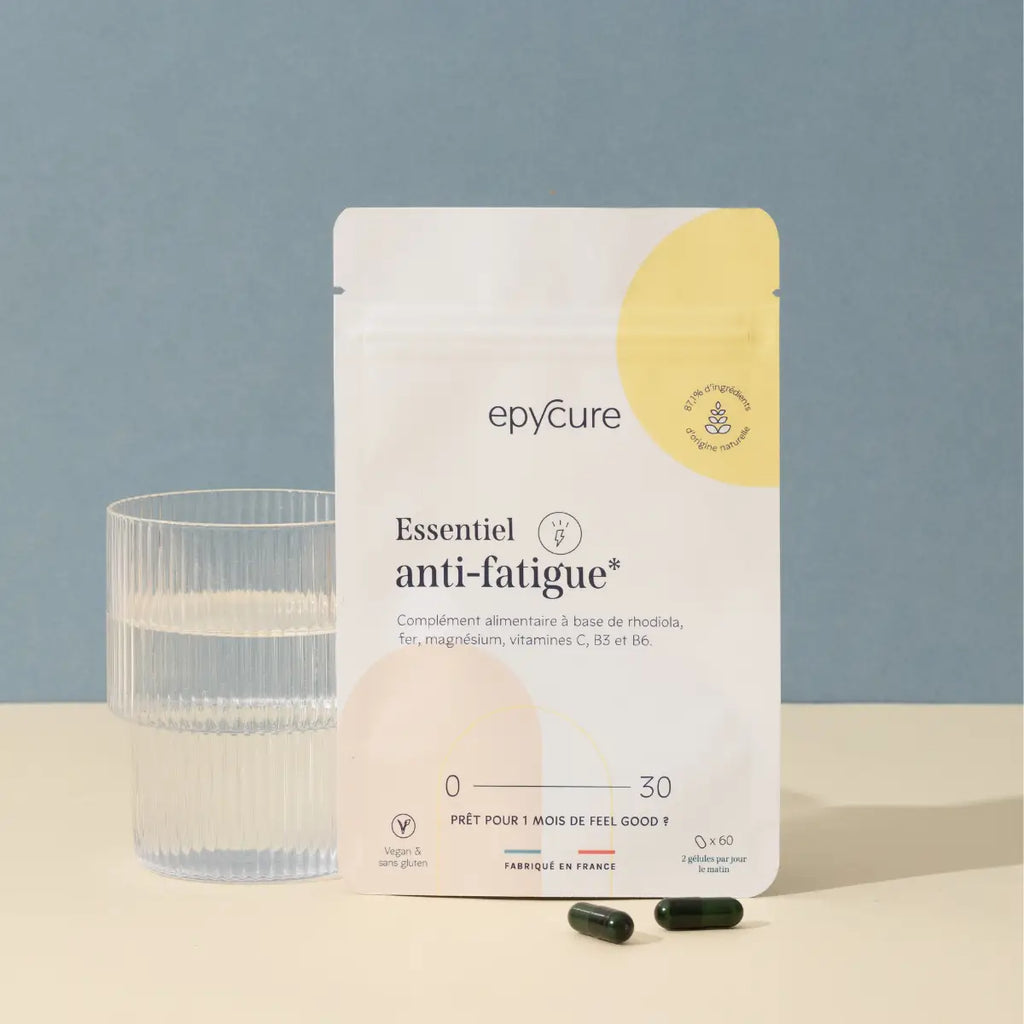 Remède anti-fatigue - Cure d'un mois - 2 gélules par jour