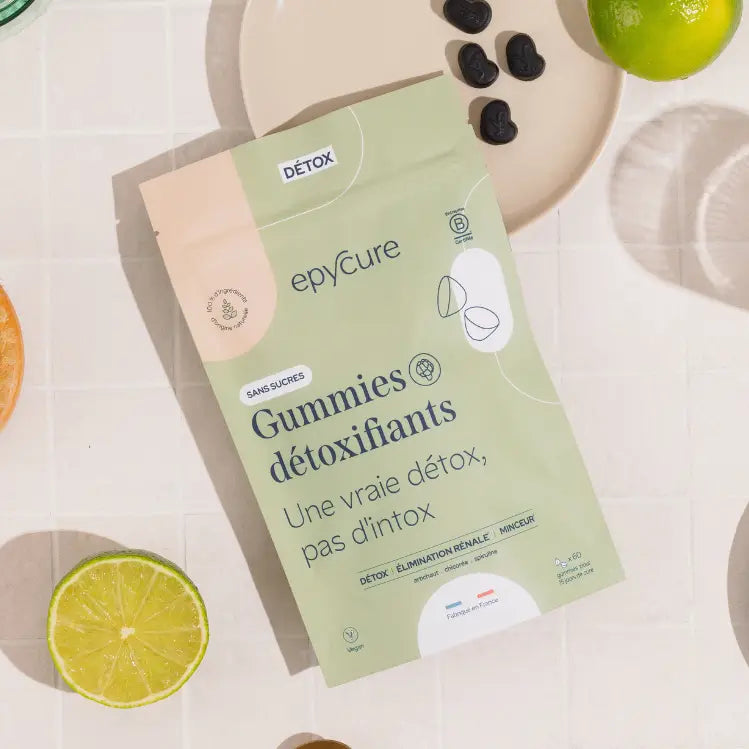 Gommes détoxifiantes - Cure de 15 jours - 4 gommes par jour