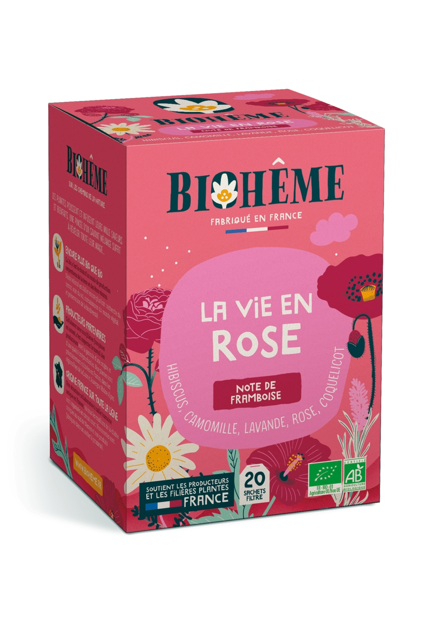La Vie En Rose Infusion - X20 Tea Bags